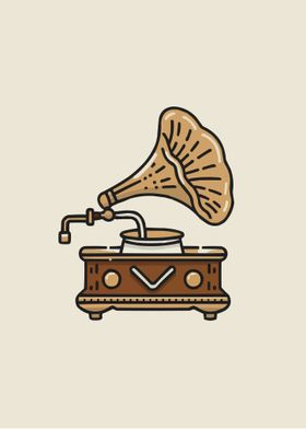 A phonograph 