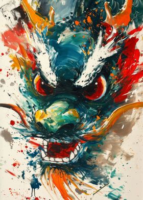 Dragon watercolor