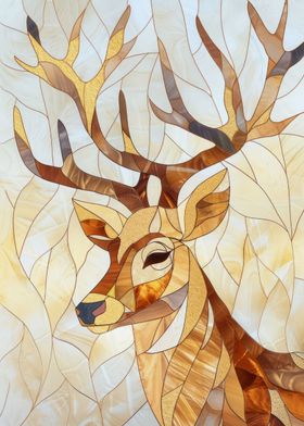 Deer Animal Gold