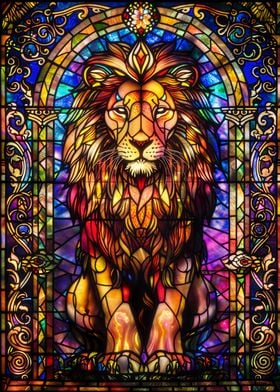 Stained Lion