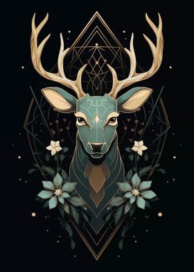 Geometric Deer