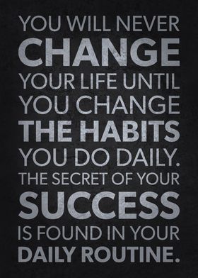 Success Habits Motivation