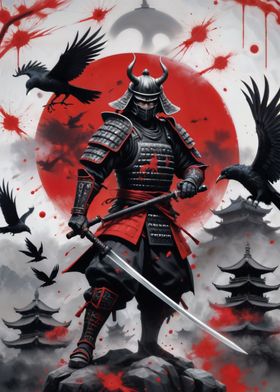 Samurai Warrior Crows