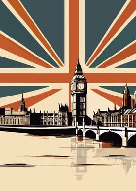 London Travel Poster Art