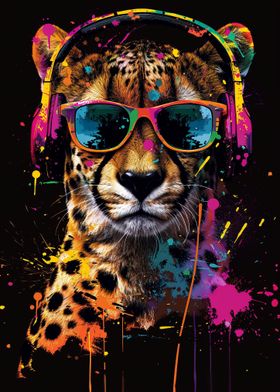 Cheetah Colorful