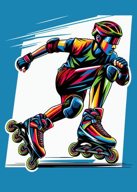 Inline skating wpap