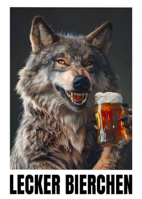 Wolf Bier Geschenk