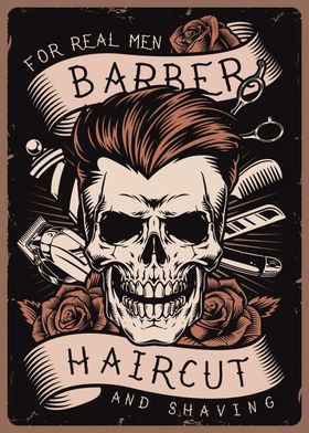 Barber Haircut and Shaving