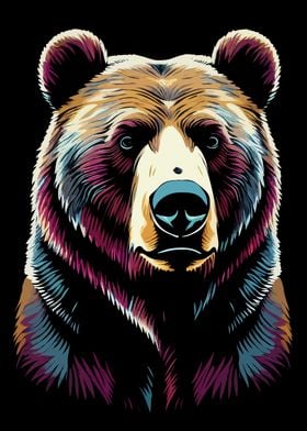 Bear Pop Art