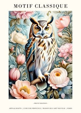 Classic Luxury Owl Art
