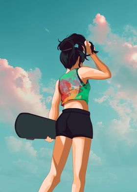 skate girl