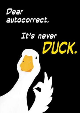 Its Never Duck Meme