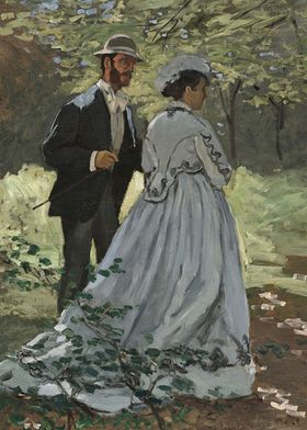 Bazille and Camille Monet
