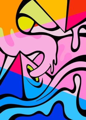 Pop Art abstract
