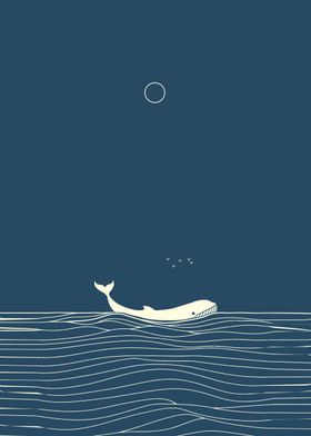 Minimalistic Luna Whale