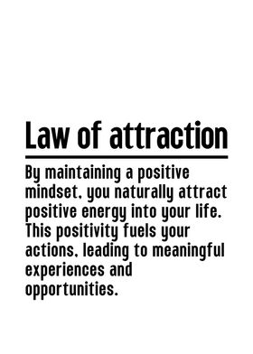 Law of attraction