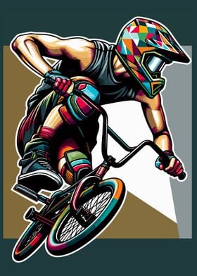 BMX WPAP POP ART