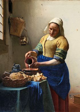 The Milkmaid Vermeer