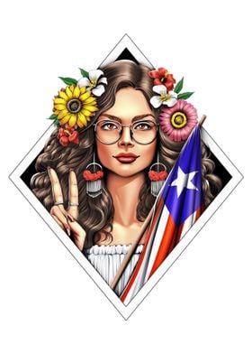 Puerto Rico Boricua Girl