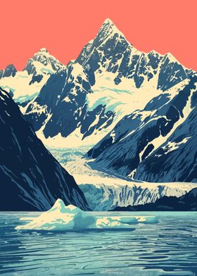 Alaska Glacier Nature Art