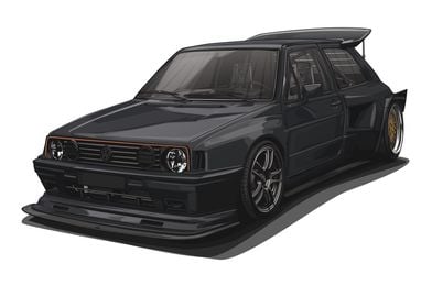 VW Golf 2 GTI Thunderbunny