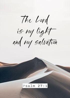 The Lord is my light