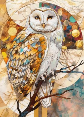 Owl Animal Gold