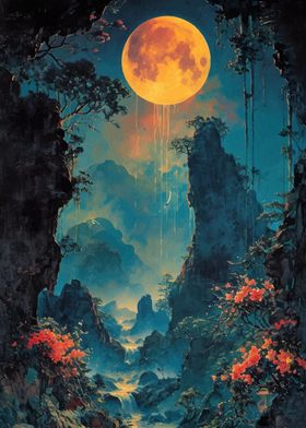 Moon Landscape Nature