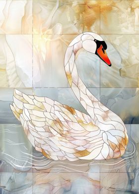 Swan Animal Gold