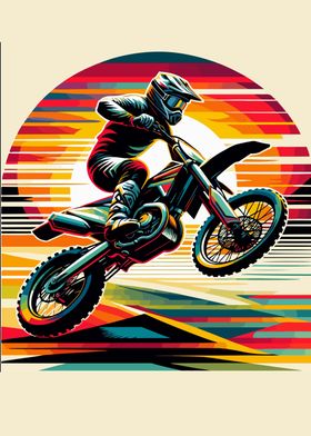 Motocross sunset wpap