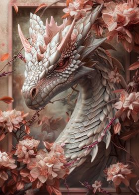 3D dragon pink