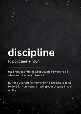 DISCIPLINE DEFINITION