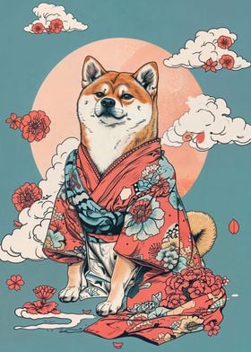 Shiba Inu vs Kimono