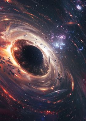 Black Hole In Space