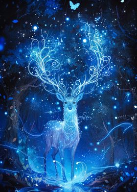 landscape deer animal