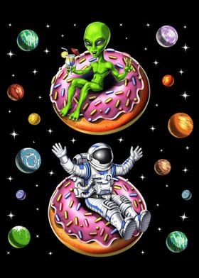 Alien Astronaut Donut
