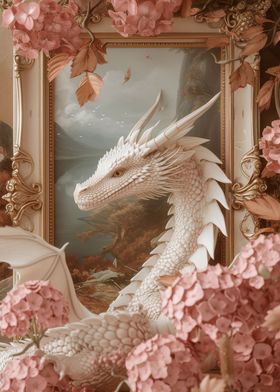 3D dragon pink