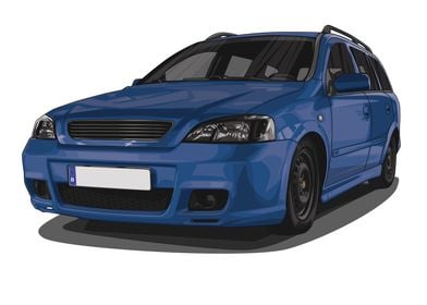 Opel Astra G Blue