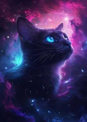 Cat In Galaxy