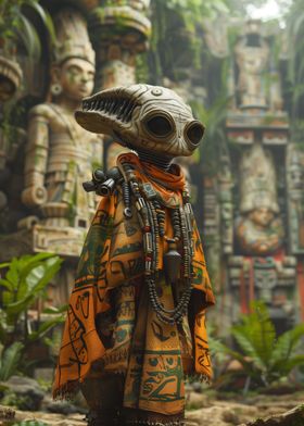 Mayan Alien Deity