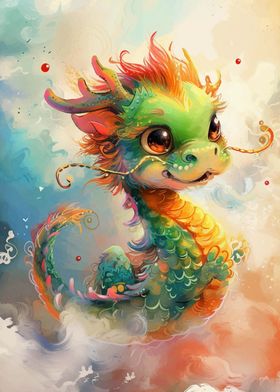 Baby Dragon Colorfull