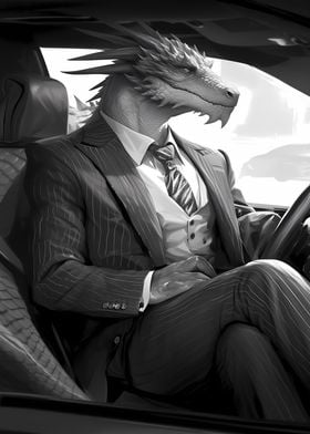 Dragon Boss In Car