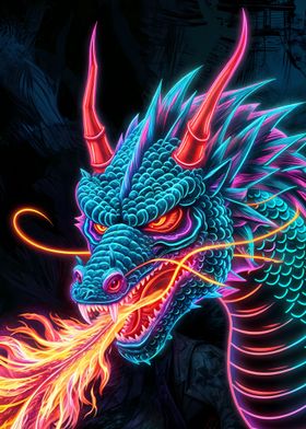 Dragon neon