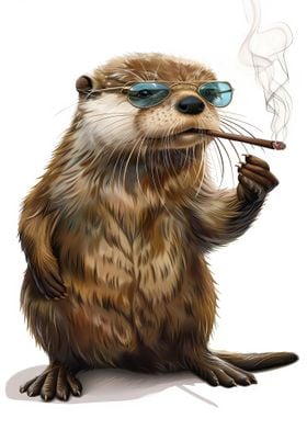 Otter Cannanbis Smoking