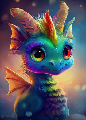 Baby Dragon Colorfull