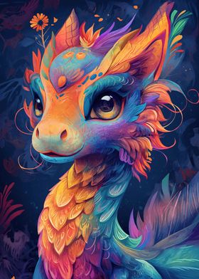 Baby Dragon Colorfull