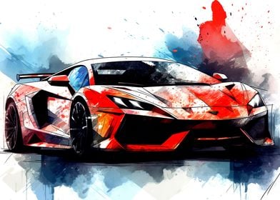 Lamborghini Painting