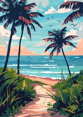 Minimalist Tropical Path