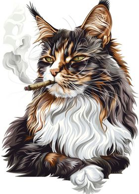 Maine Coon Cannanbis Smoke