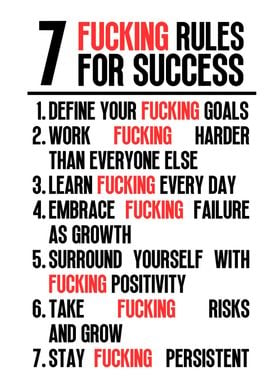 7  Rules For Success